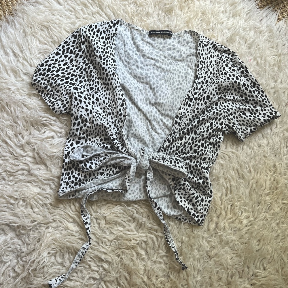 Brandy Melville Summer Wrap Top